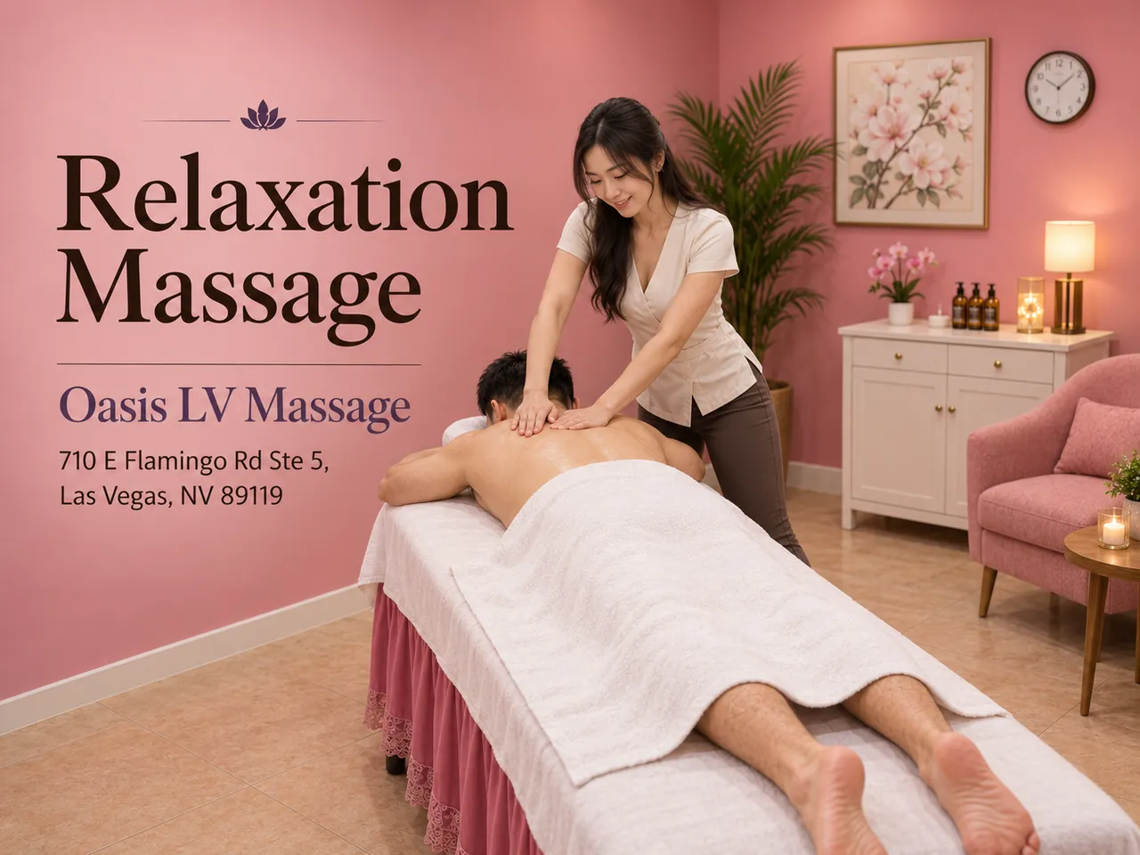 Relaxation Massage in Las Vegas, NV at Oasis LV Massage